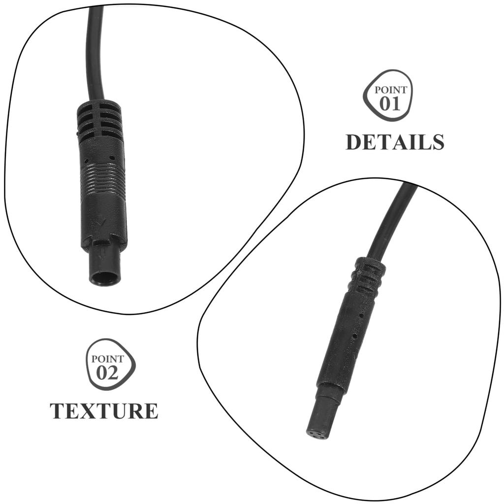 LABRIMP Car Rear View Camera Cable Reverse Camera Extension Cable Repair Rear Camera Extension Cable Dashcam Cable Black Plastic Metal