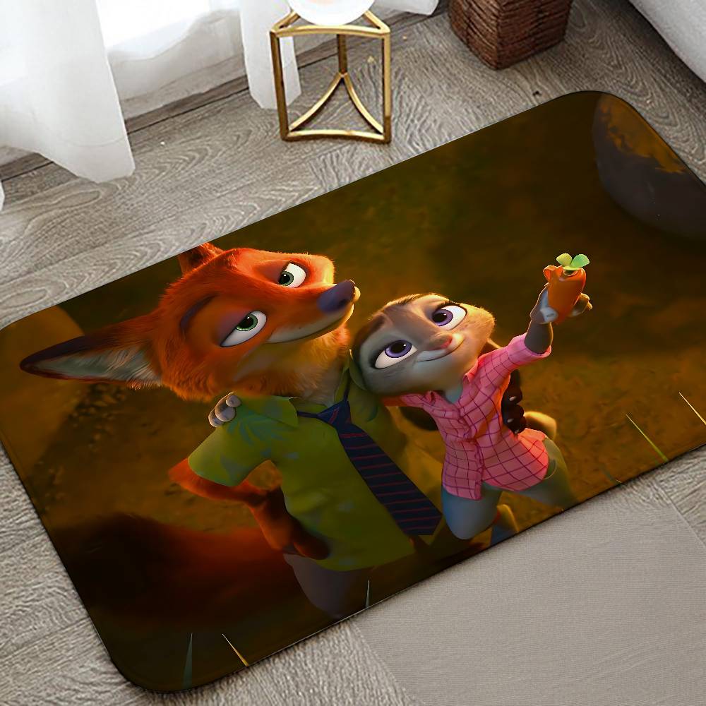 Cartoon C-Zootopia-A Floor Mat Living Room Rug For Bedroom Welcome Mat Outdoor Rug