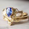 European and American New Fashion Flower Shape Simple Luxury Personality Women's Ring