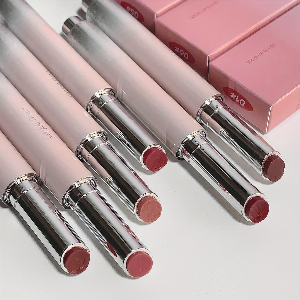 Feuchtigkeitsspendender Lipgloss, Hydrierend, Spiegelglanz-Finish, Rosa Lippenstift für Frauen, Feuchtigkeitsreich, Nicht klebriger Lippenstift, Perfekt für den täglichen Gebrauch
