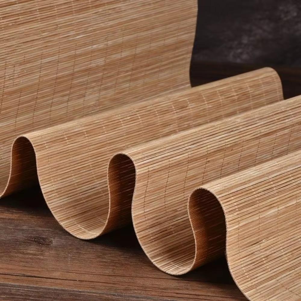 Insulated Tea Table Mat Vintage Table Pad Eco-friendly Natural Bamboo Tea Table Runner Office