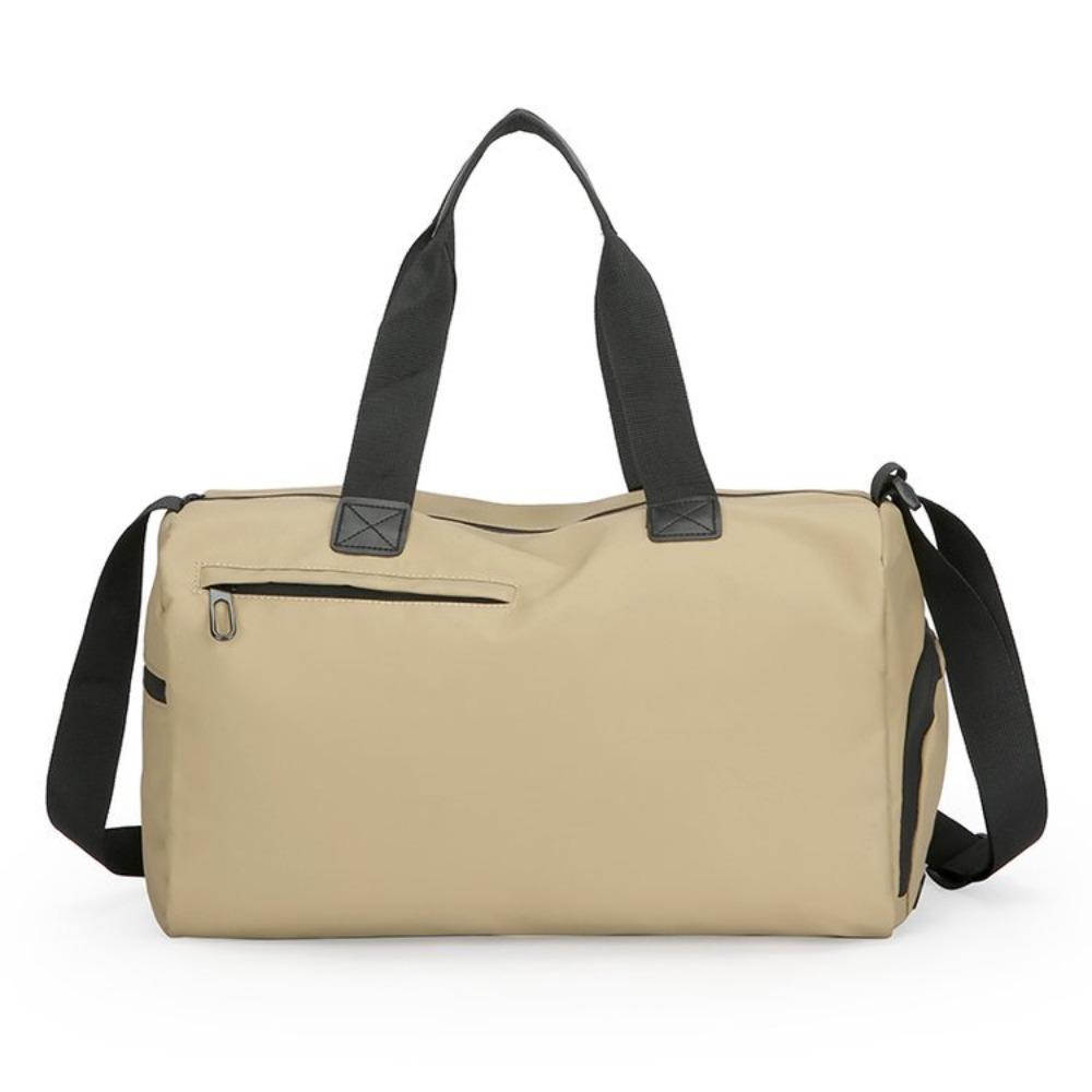 Dry and wet separation travel bag solid color fashionable versatile yoga fitness sports bag short-distance water-proof duffel bag
