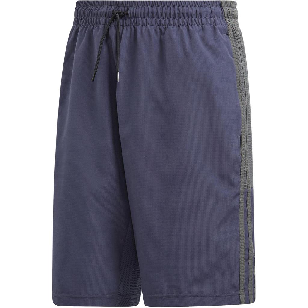 Adidas Originals Color Block Design Lace-Up Patchwork Shorts Men Shorts Blue DV1973