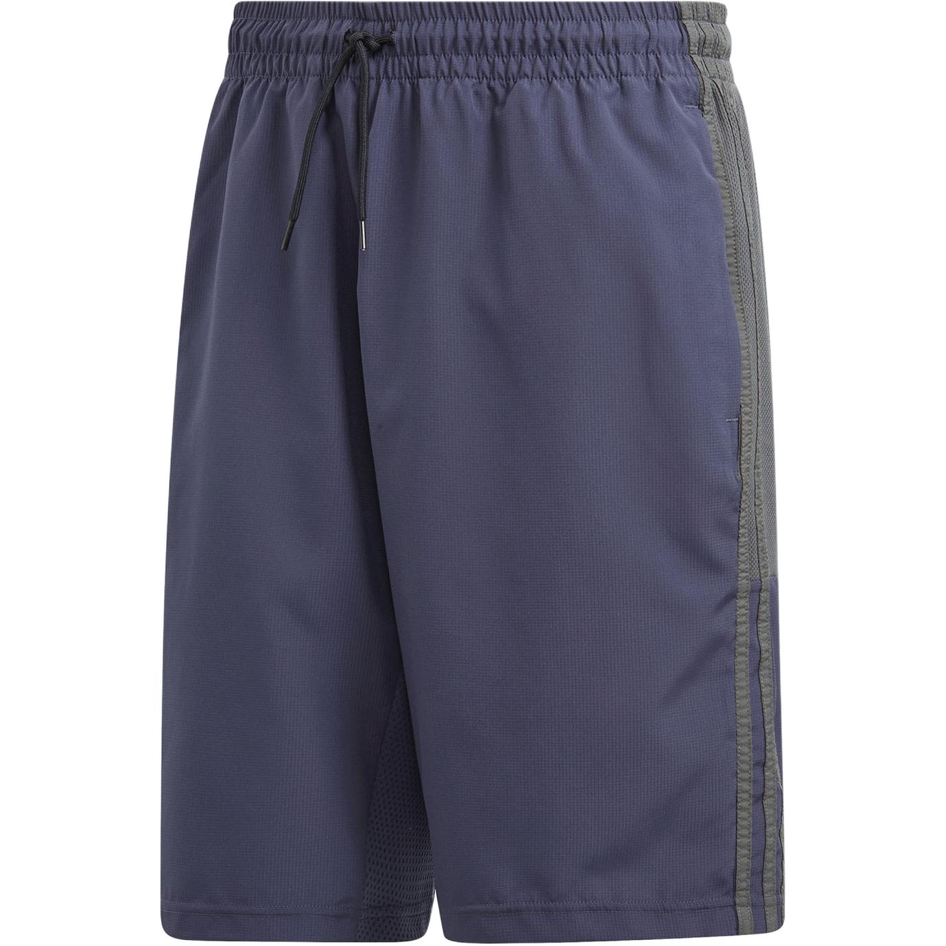 

Adidas Originals Color Block Design Lace-Up Patchwork Shorts Men Shorts Blue DV1973 S