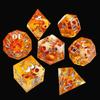 7Pcs/set Skull Dice Red Black D4 D6 D8 D10 D% D12 D20 Polyhedral Games Dice Set for Role Playing Board Table Games