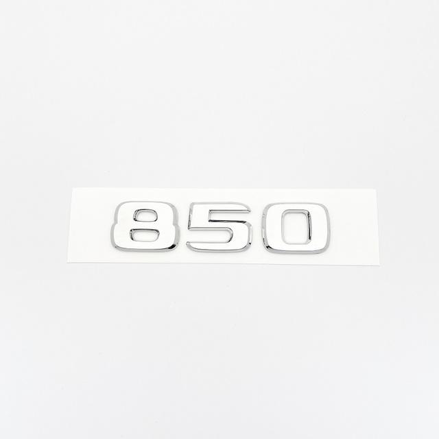 Lettere Argento Cromato 550G 4X4 850 550 D35 B40 D6S B63 Emblema per Mercedes Benz Brabus G Auto Parafango Bagagliaio Posteriore W464 Adesivo Logo