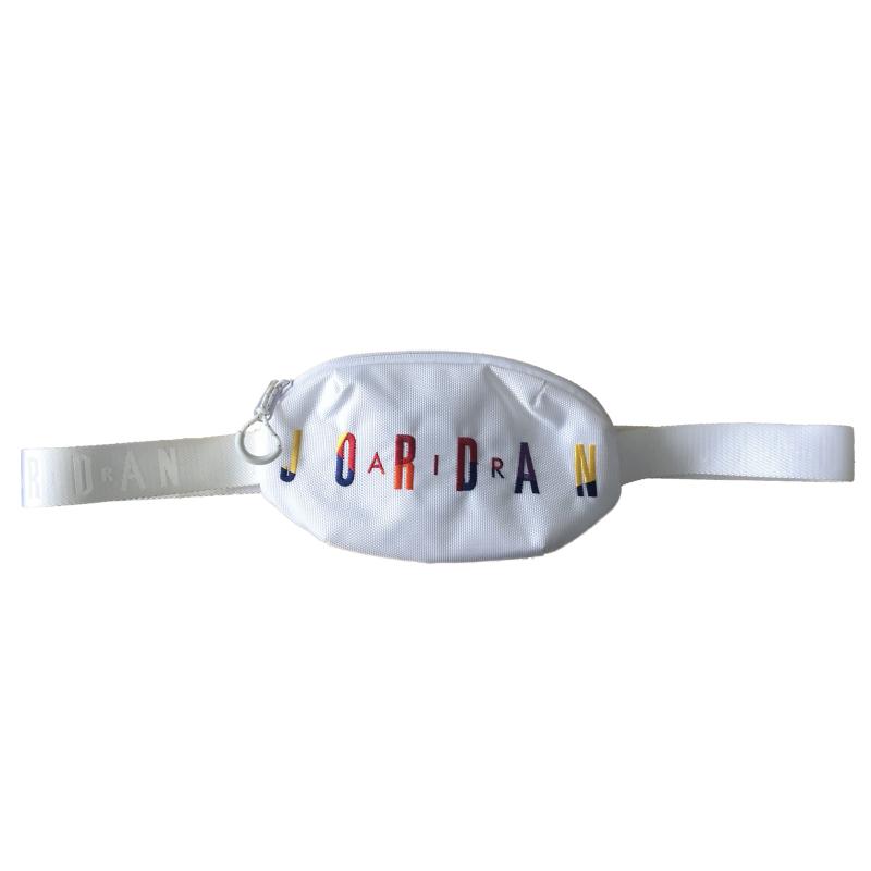 

Jordan Polyester Crossbody Bag, Sling Bag, Fanny Pack Regular Unisex White Jordan 9A0332-W4H белый