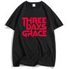 THREE DAYS GRACE Band Print T-shirt Summer Cotton Short Sleeve Tshirts Casual Men Women T Shirt O-neck Unisex Streetwear Grunge
