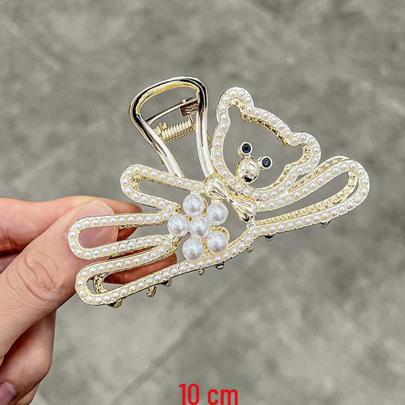 Shark Clip 2022: Fashionable Butterfly Hair Claw, Elegant Large Floral Design for Ponytail and Back of Head Styling