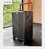 Silent Universal Skate Wheel Suitcase - 20" Boarding Password Box & 24" Trolley Case for Women