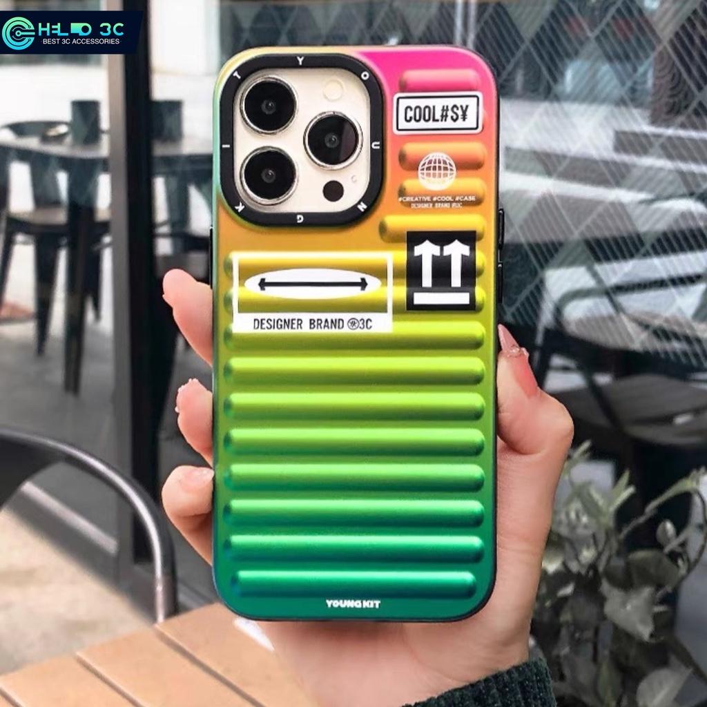Youngkit Mysterious Color Suitcase Case compatible with iphone 16/17 never fade for iphone 17 pro max case shockproof for iphone 16 promax original