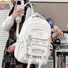 Schoolbag High Value Plaid Contrasting Color Backpack Female Campus Style Student Schoolbag Large Capacity Lightweight College Style Casual Backpack