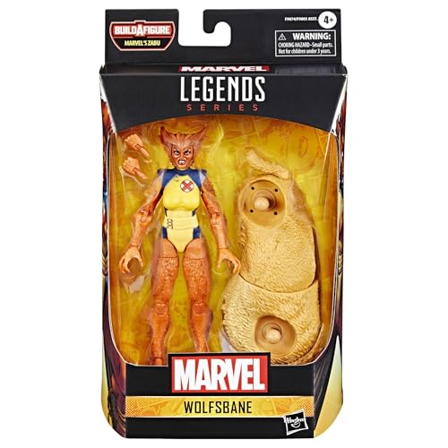 Hasbro Marvel Legends Series Wolfsbane Comics Collectible 6-inch (15cm) Action Figure with Build-A-Figure Parts F9074 (Authentic)