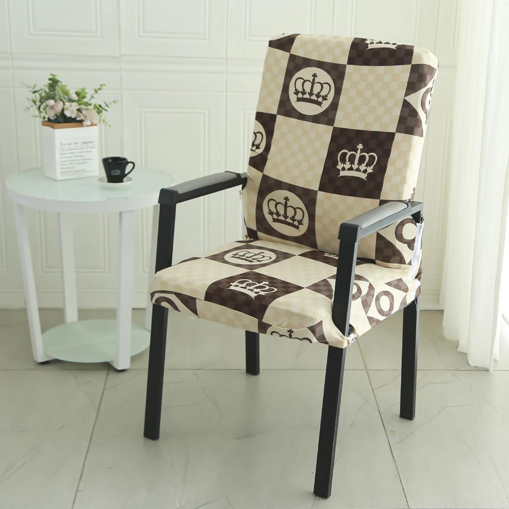 Printed Floral Elastic Computer Office Chair Cover Anti-dirty Rotating Stretch Gaming Desk Seat Chair Slipcover for Armchair