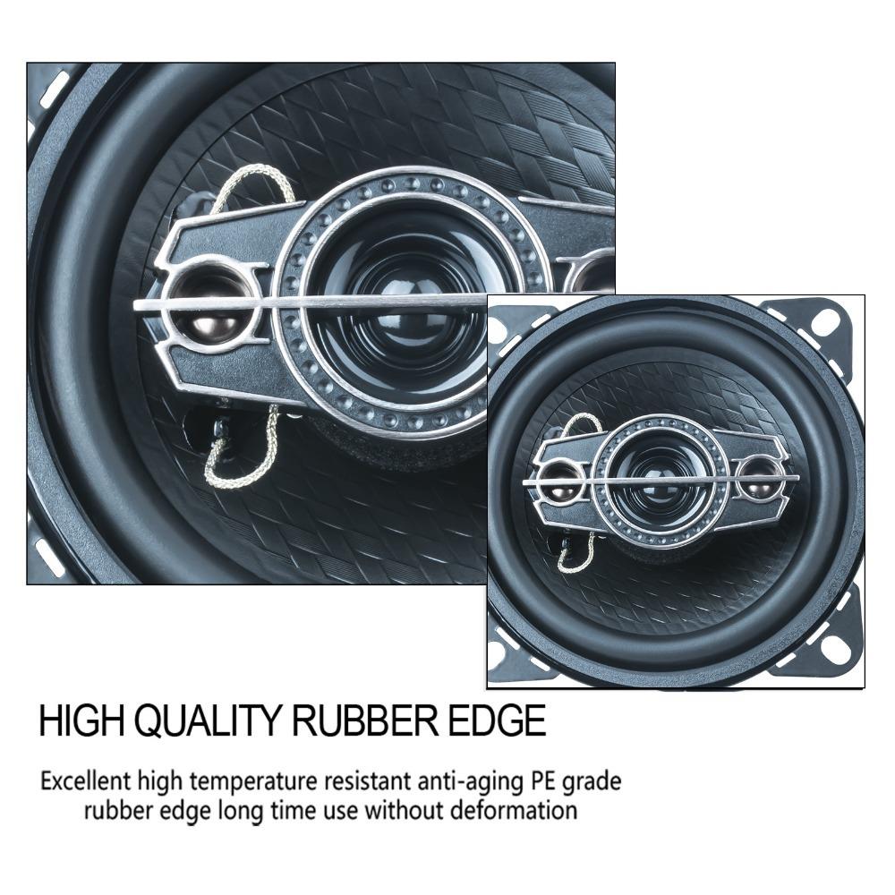 2 Stücke 4 Zoll 160W (2 x 80 W) 4-Wege-Auto-HiFi-Koaxiallautsprecher Autotür Auto Audio Musik Stereo Vollständige Palette Frequenz Lautsprecher