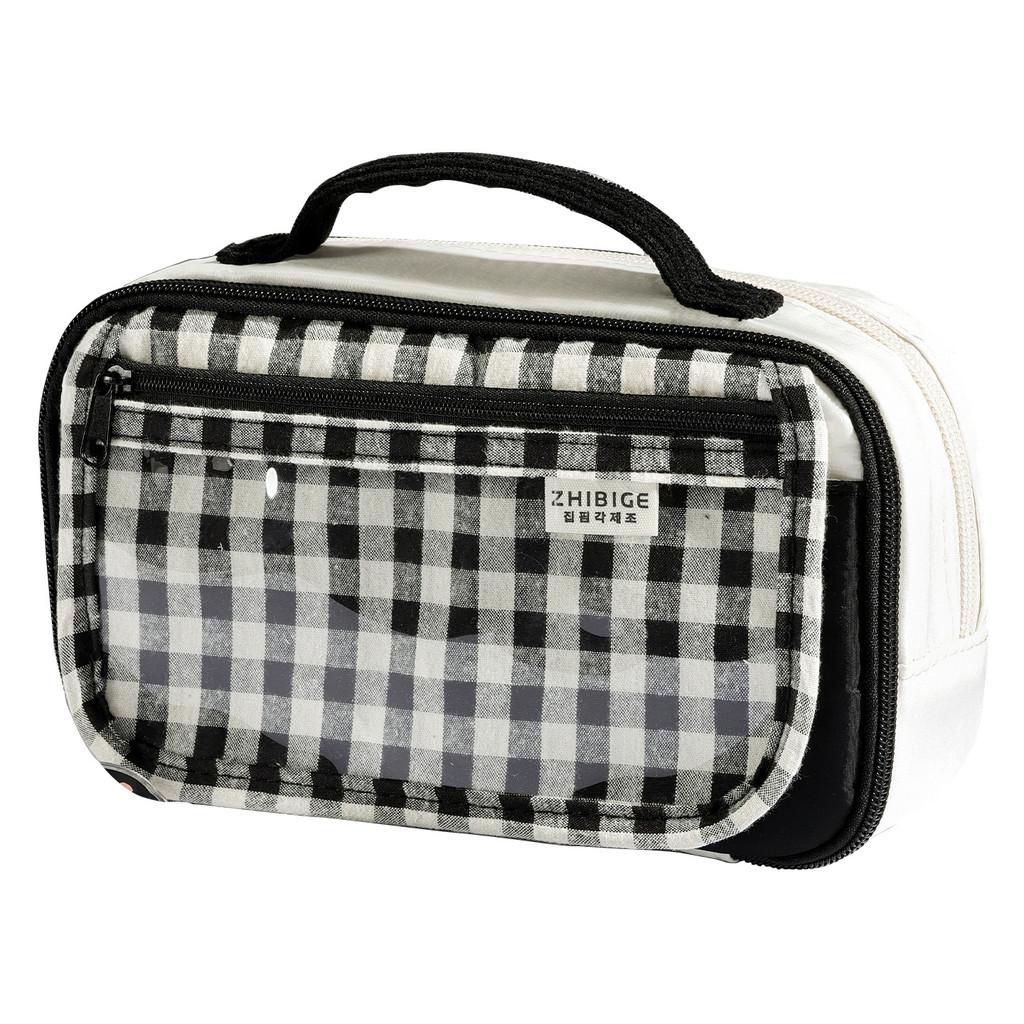 Style Fabric Pen Case With Portable Design For Stationery Organization