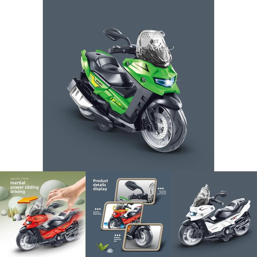Childrens Plastic Motorcycle Model With Sound Light Music For Sensory And Motor Skills