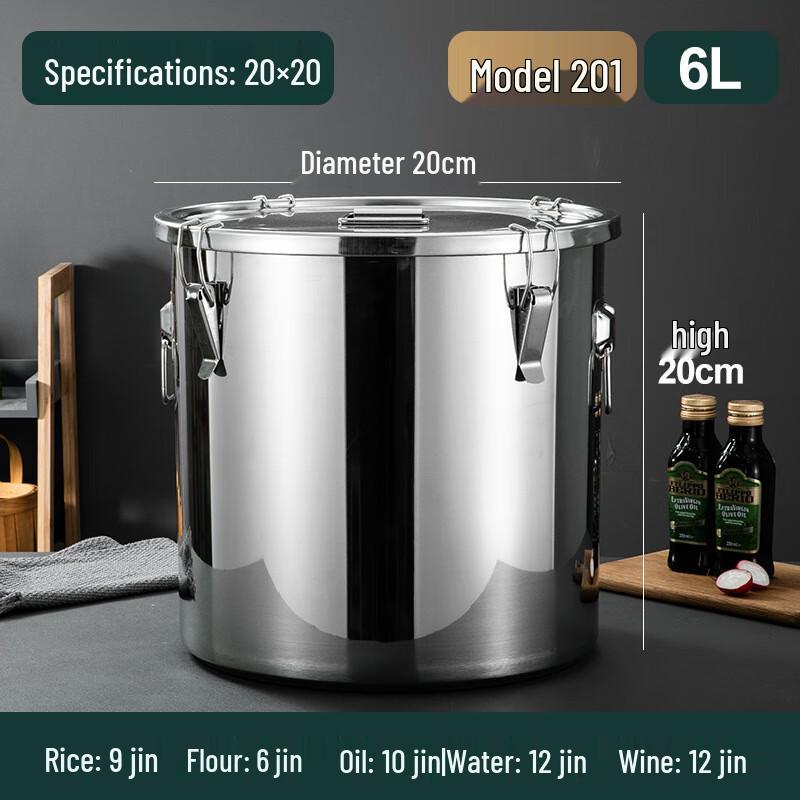 

ZISIZ Stainless Steel Sealed Food Storage Container