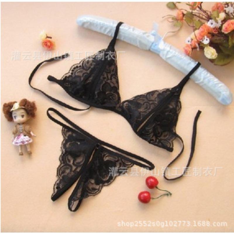 Sex underwear new sexy lace perspective suspender panties temptation swimsuit