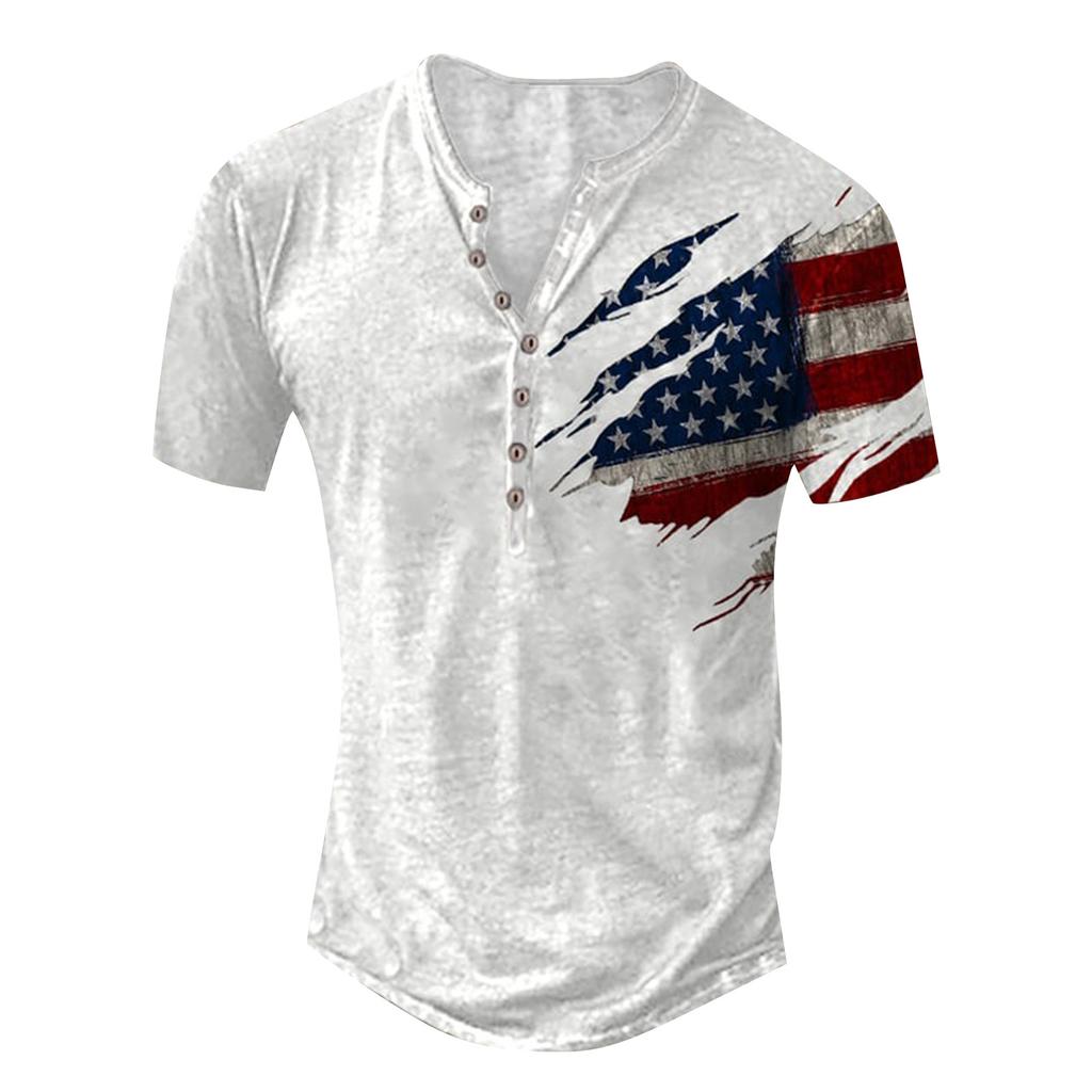 Men's Short Sleeve Graphic And Embroidered Fashion T-Shirt Spring And Summer Short Sleeve Printed