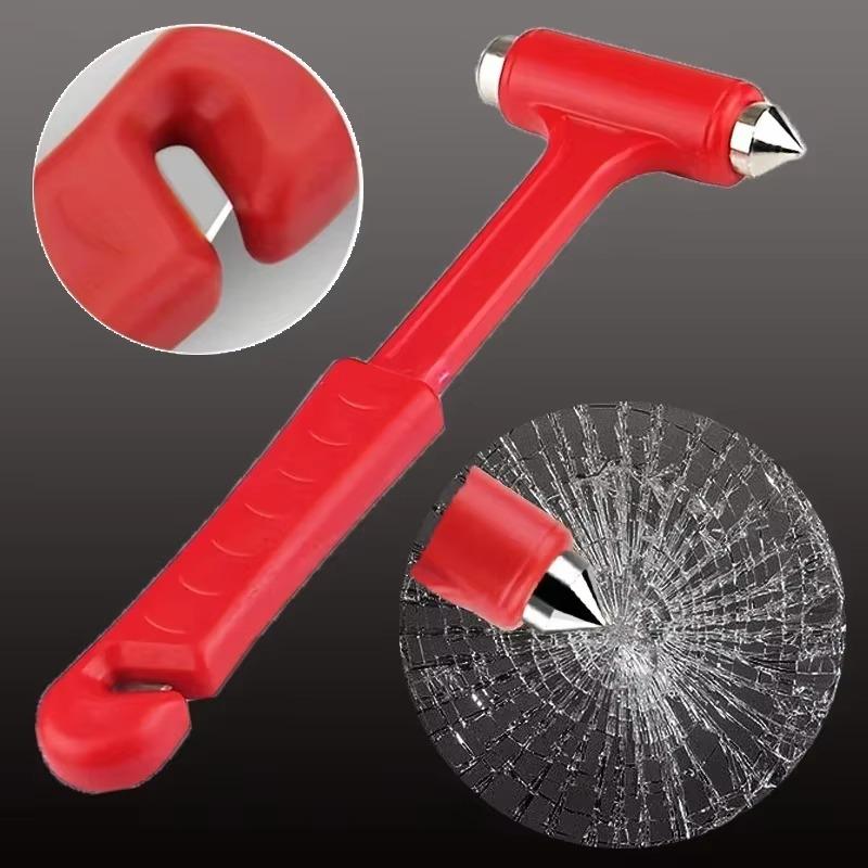 Two-in-One Emergency Car Safety Hammers Seat Belt Cutter Window Breaking Hammer Portable Car Emergent Rescue Escape Tools