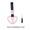 1pcs Broken Love JDM Train Bus Handle Hand Strap Tsurikawa Ring Heart Styling Drift Charm Strap Drift Auto Accessories Car Strap