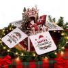 Christmas 3D Pop Up Greeting Card Santa's Coming Holiday Gift Card for Women Men Kids Husband Wife Mom Dad Daughter