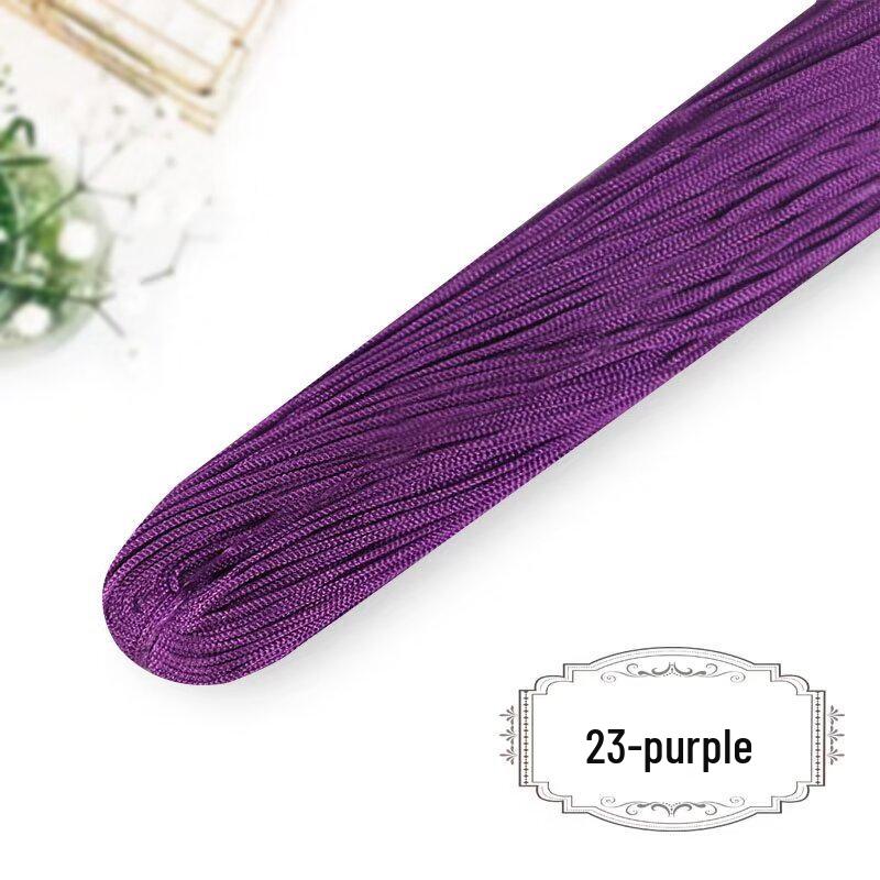 Bright Silk Hollow Yarn Crochet Shoes & Bag Thread - Fine Wool for Knitting & Handmade Crafts