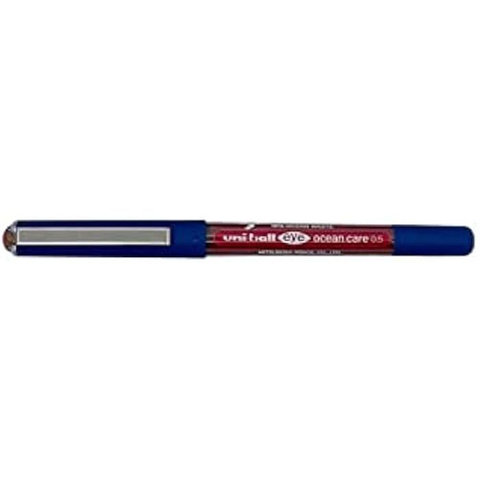 Stylos Roller - UNI-BALL - Eye Ocean Care UB-150ROP - Lot De 12 - Pointe Fine 0,7 Mm - Écriture Fluide