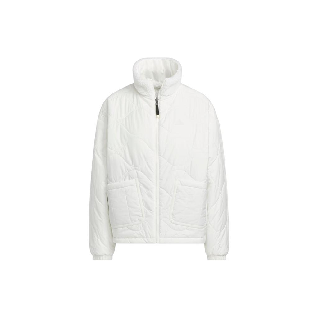 Adidas FW23 Year Of The Dragon CNY Series Embroidered Reversible Fleece Casual Loose Jacket Women Jackets Han-Jade-White IX5957