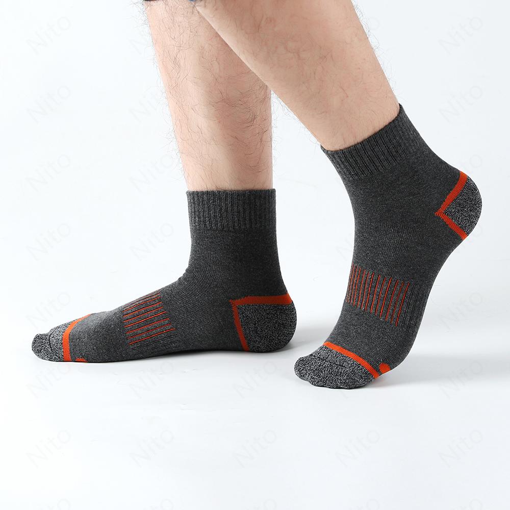 High Quality Lot Men's Socks Casual Breathable Run Sports Socks 5 Pairs Male Cotton Socks Winter Black Socks Men Large Size38-45