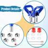 Airless Paint Sprayer Nozzle Tips Reversible Spray Tip Replaces Spare Parts with Guard for
