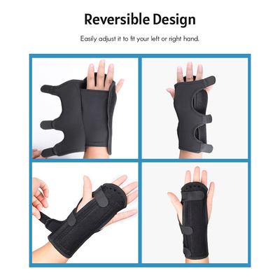 Unisex Wrist Corrector Adjustable Metal Wrist Splint Wrist Corrector Reversible Wrist Brace for