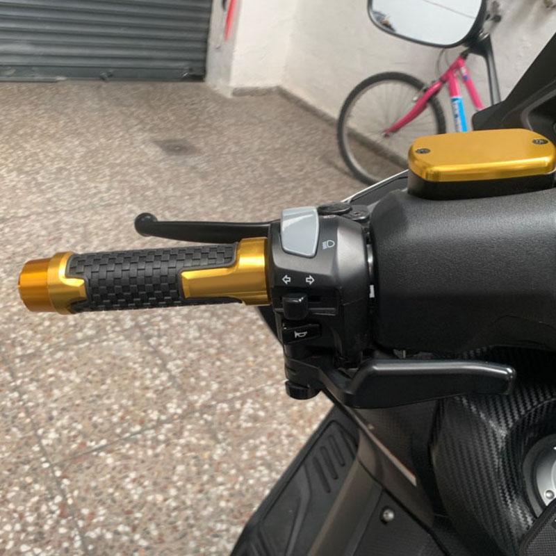 2025 For CB650R CB650F Cb650r Cb650f 7/8'' Motorcycle Anti-Slip Handlebar Grips Rubber Handle Grips Cover Hand Grips Protector