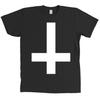Inverted Upside Down Cross T Shirt Tee NEW WITH TAGS
