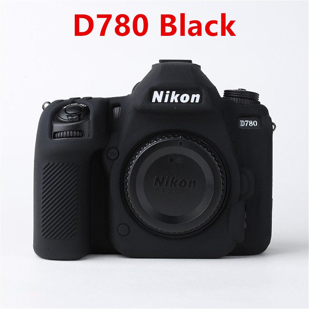 Litchi Pattern Soft Silicone Armor Camera Body Case For Nikon D780 D850 D7100 D7200 Rubber Cover Skin