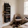 Modern Basic 7 Layer Wall Mount Shoe Organizer Bag With Dustproof Multipurpose Storage For Bedroom