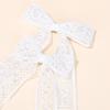 20Pcs/lot random long tail lace bowknot hair clips girls ponytail hair gripes sweet women fresh wedding dress boutique barrette