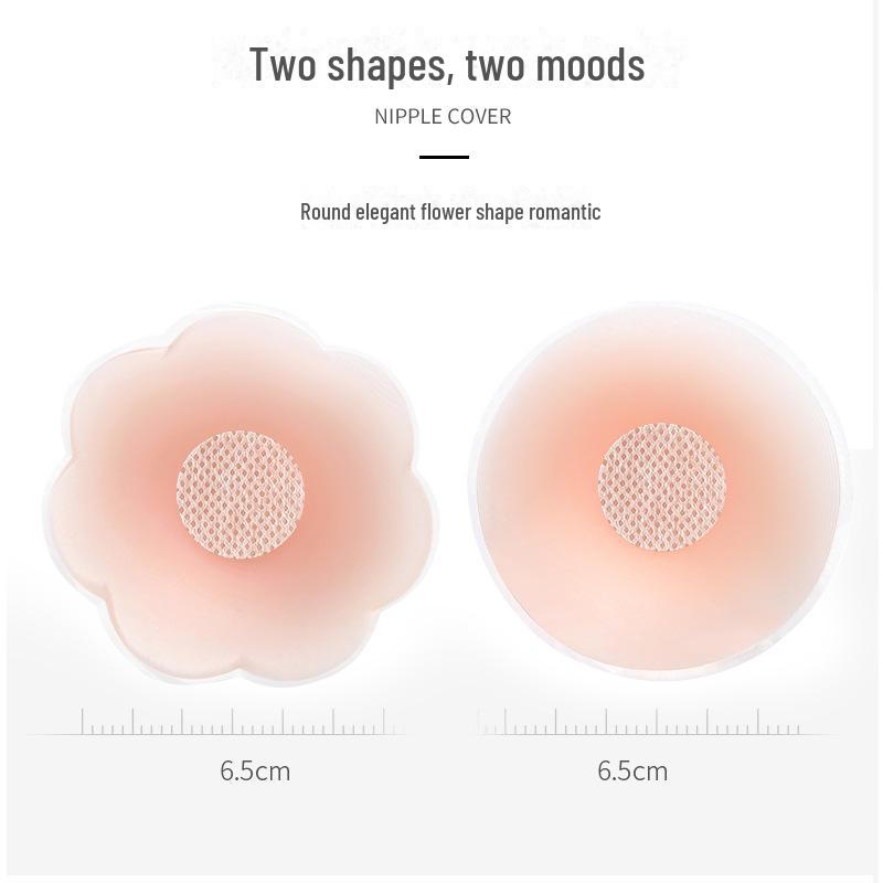 Unsichtbare nahtlose Silikon-Nippelabdeckungen - Anti-Wölbung, Atmungsaktiv, Dünn, für Hochzeitskleider & Sommerbekleidung