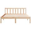 Vidaxl Longer Bed Without Mattress, 160X210 Cm, Solid Pine Wood