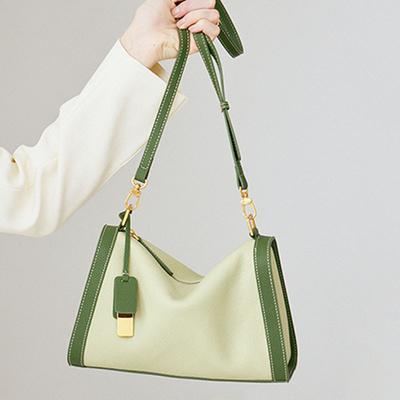 Bags for Women's Head-layer Leather One-shoulder Crossbody Bag Tote Bag High-end Bag Women's Leather Pillow Bag