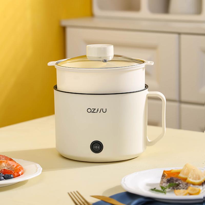 Multi-Functional Non-Stick Electric Hot Pot for Dorms - Low Power, Ideal for Students