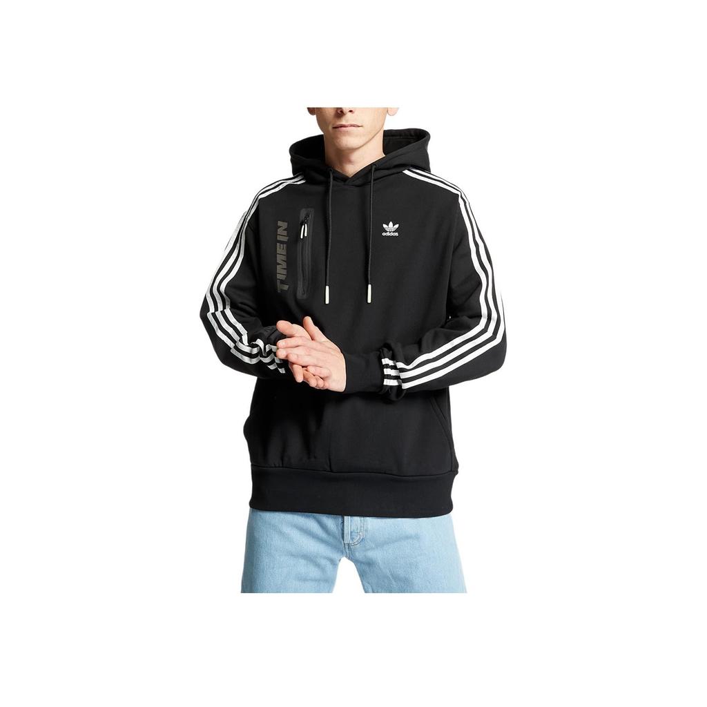 Adidas Originals Ninja Hoodie With Trefoil Logo Men Hoodies Black GP2313