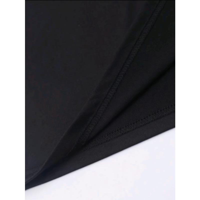 Europäische Größen Herren Kurzarm T-Shirt mit Aufdruck für den Sommer im Freien