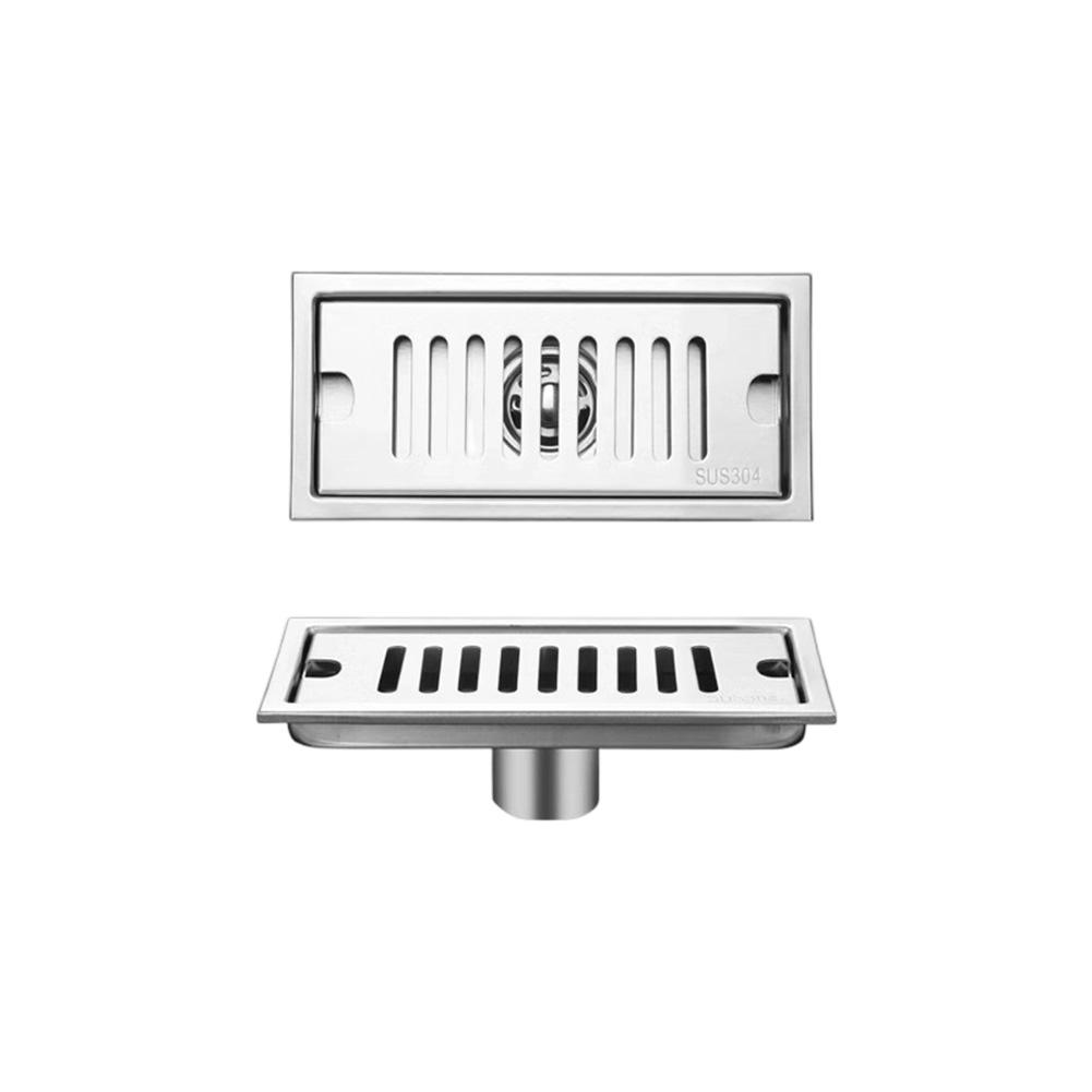 Bathroom Use 304 Shower Drain 304 Stainless Steel Floor Drain Double-layer Filtration Easy Installation Design