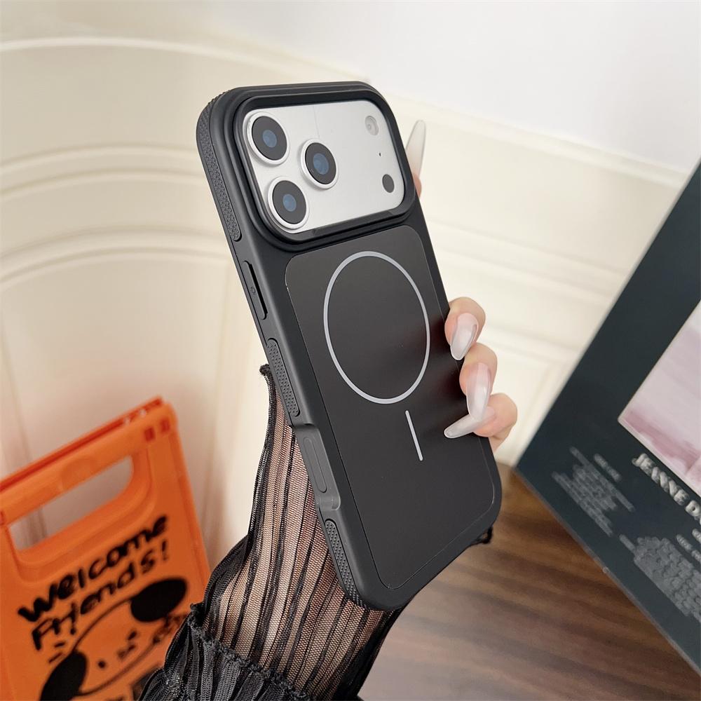 New Model for Magsafe Matte Bicolor Frame Phone Case for iPhone 17 Pro Max Air 16 15 14 Plus 13 12 11 Magnetic Protective Cover