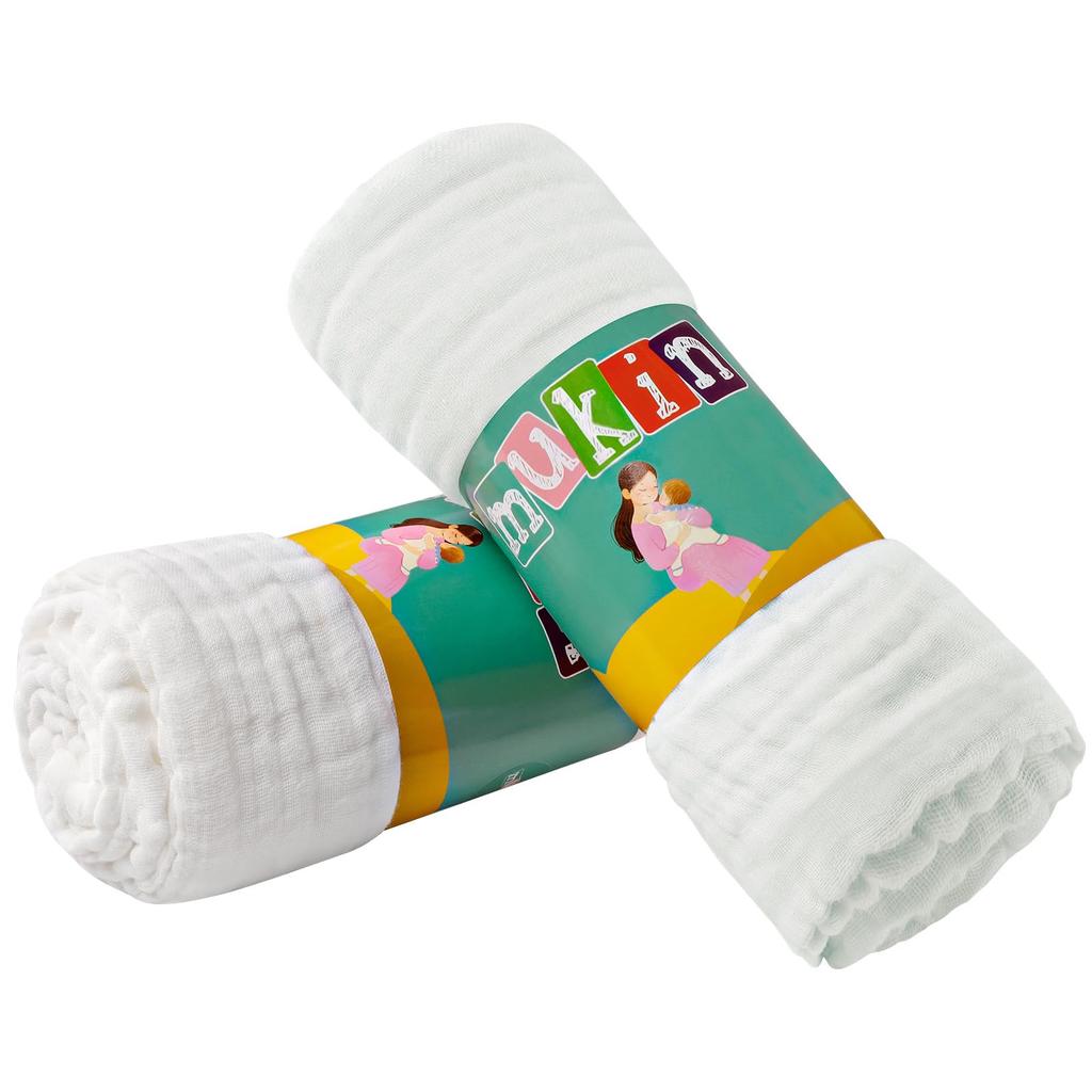 Soft Baby Gauze Muslin Cotton Baby Bath Instant Suitable for Sensitive Newborn Printed 120x120cm Towel, Towel, 100% Cotton, Soft, Absorbent, Drying,