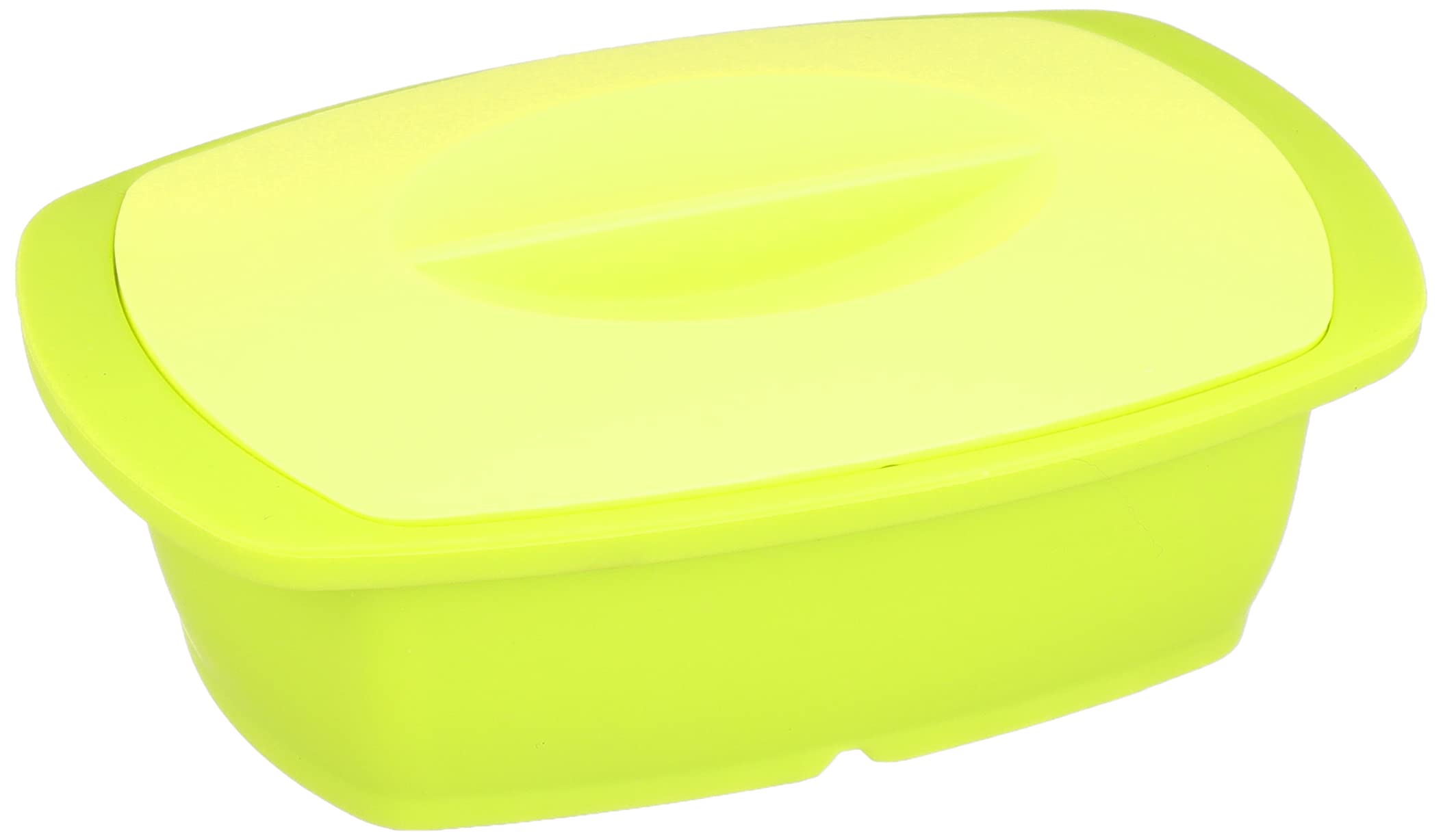 

Wahei Freiz Микроволновая пароварка силиконовая, RakuCHIN! Силикон, Средний, Лаймовый, RR-5273