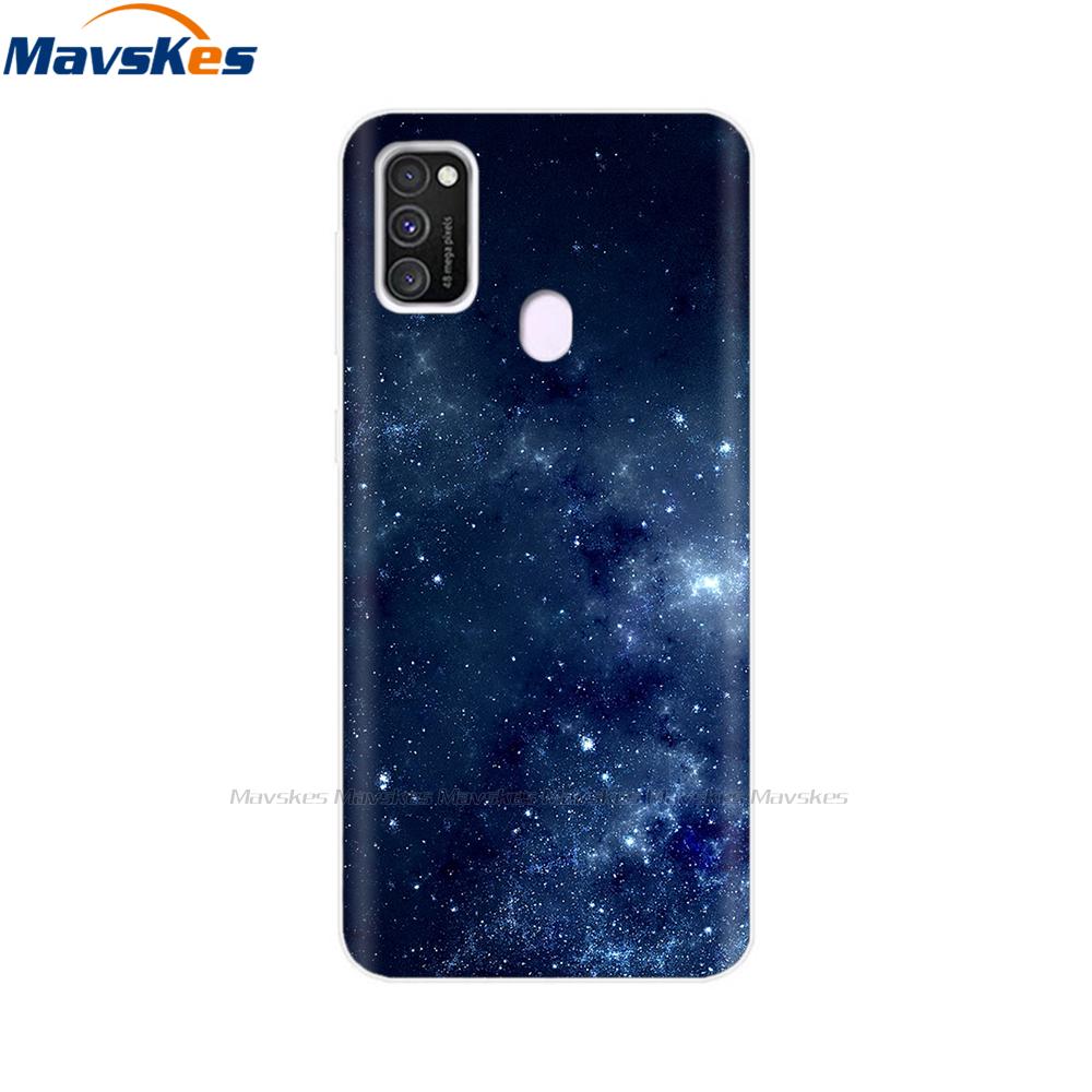 For Samsung Galaxy M21 Case Back Cover Soft Silicone TPU Phone Case For Samsung Galaxy M20 M21 M30 M30s M31 Case Cover Bumper