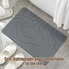 New 40x60cm Bathroom Anti-slip Mat Super Absorbent Diatomite Stone Entrance Carpet Anti-Slip Bedroom Door Mat